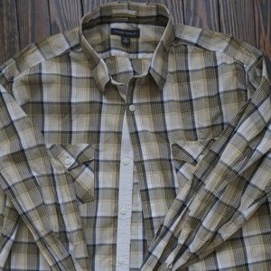 Casual Button Down (Yellow/Black/Grey)